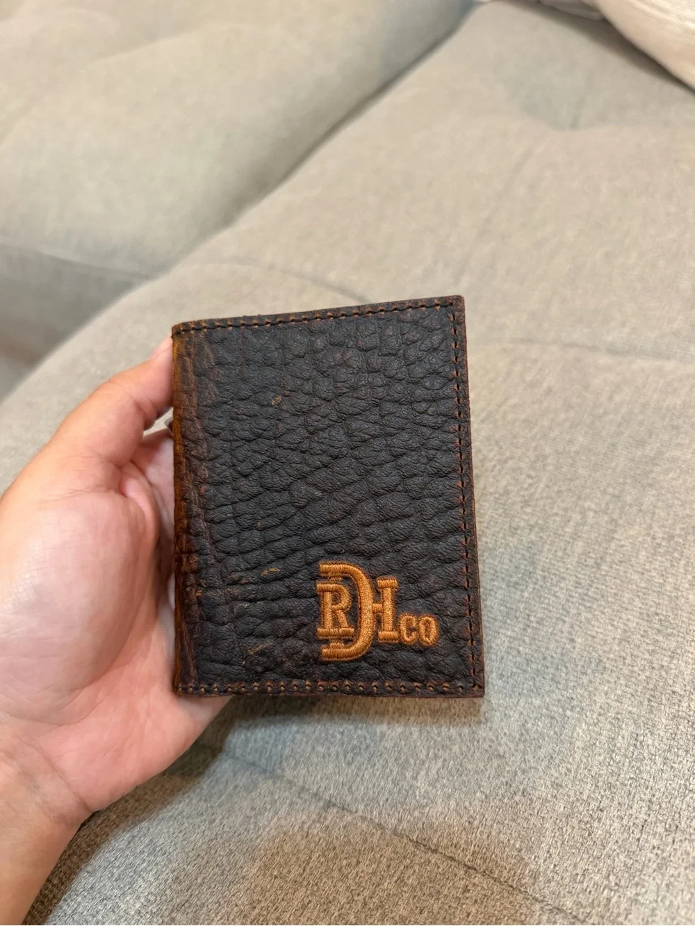 Red Dirt Hat Co Leather Bifold Card Case And Wallet
